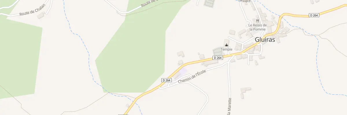 Plan du 5328 Le Village de Gluiras à Gluiras