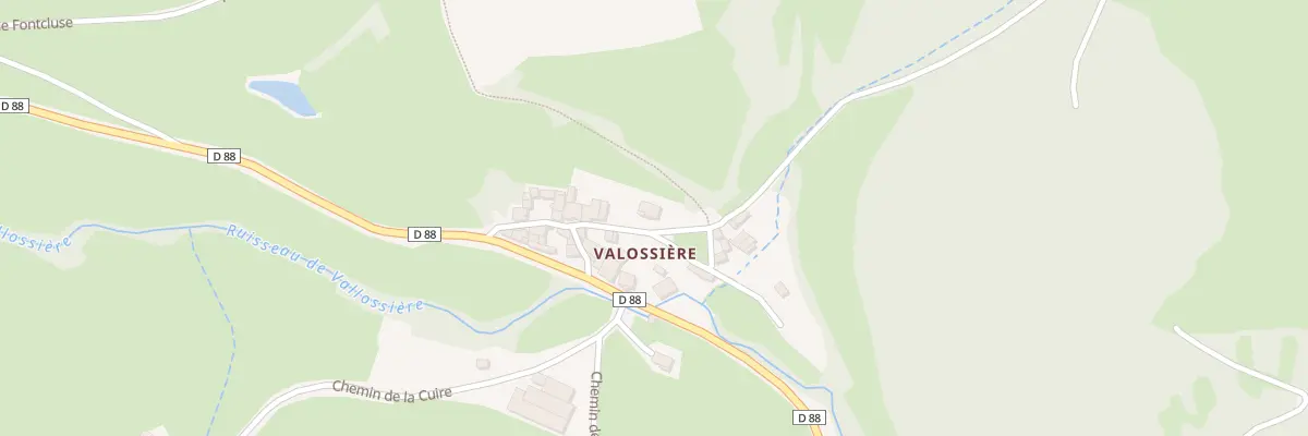 Plan du 5227A Valossiere à Claveisolles