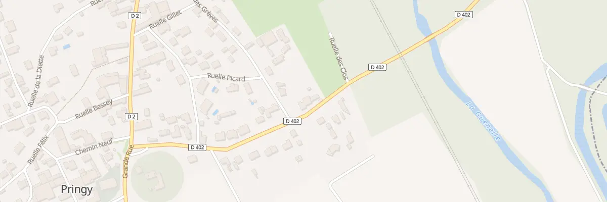 Plan du 8 Rte de Soulanges à Pringy