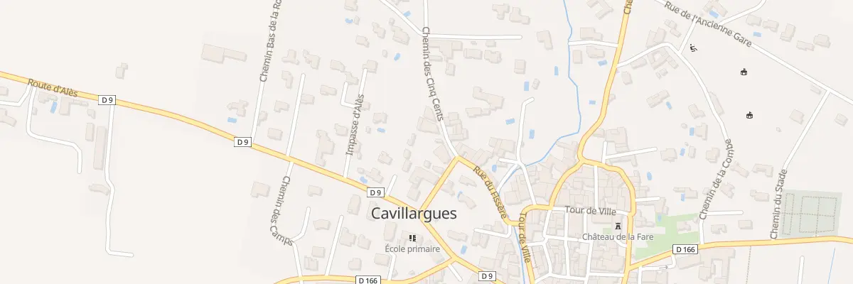 Plan du 5121 Che des Cinq Cents à Cavillargues