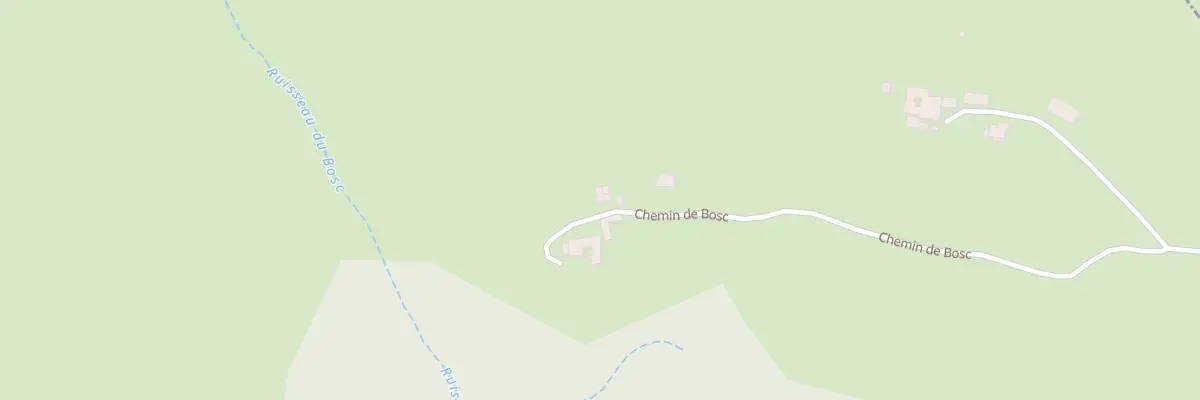 Plan du 520 Che de Bosc à Darbres