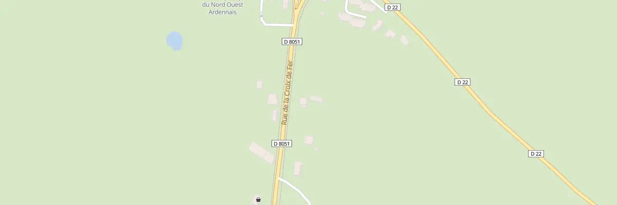 Plan du 834 Rue de la Croix de Fer à Rocroi