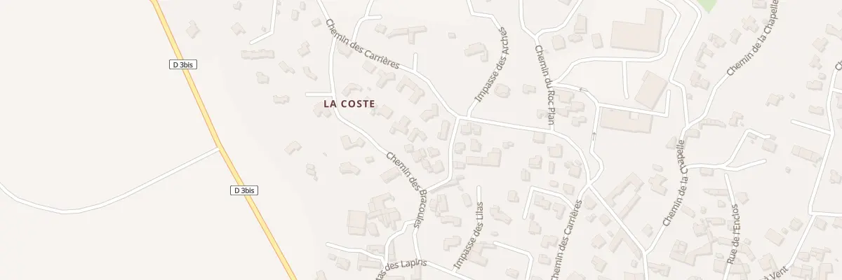 Plan du 150 Che des Bracoules à Vers-Pont-du-Gard