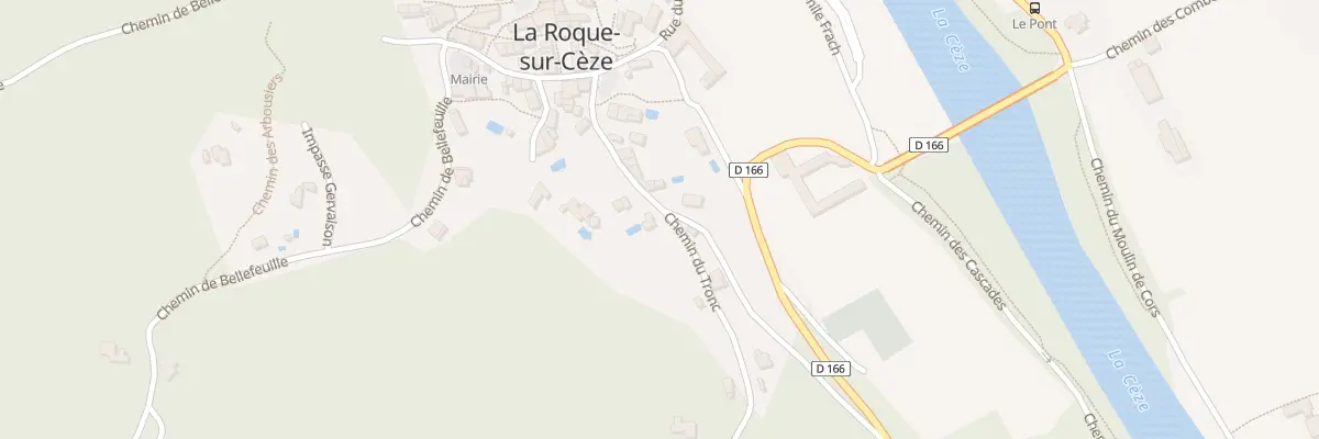 Plan du 5007 Che de Lafare à La Roque-sur-Cèze