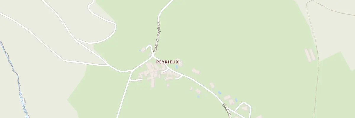 Plan de Peyrieux à Cellieu