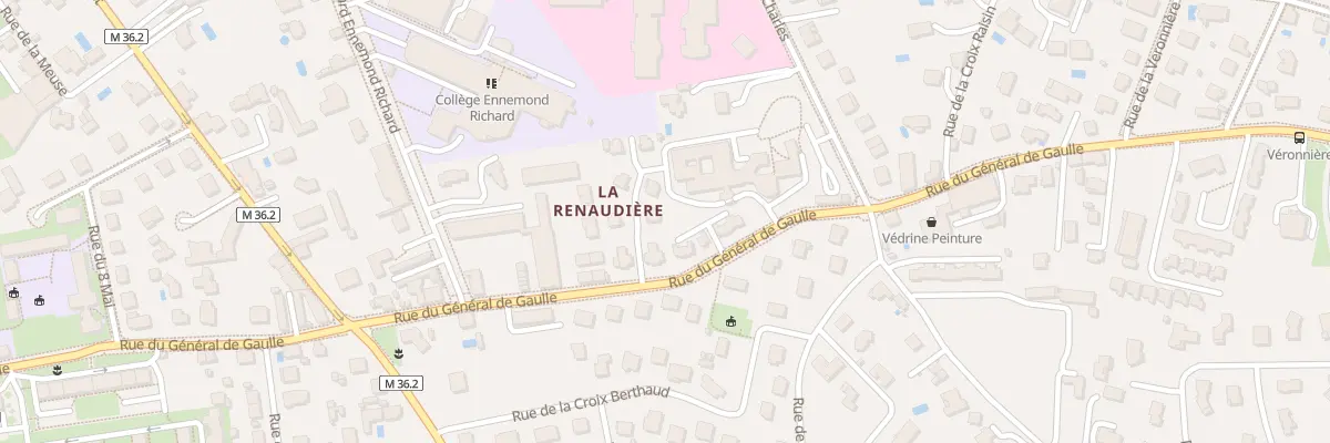 Plan du 33 Rue Gal de Gaulle à Saint-Chamond