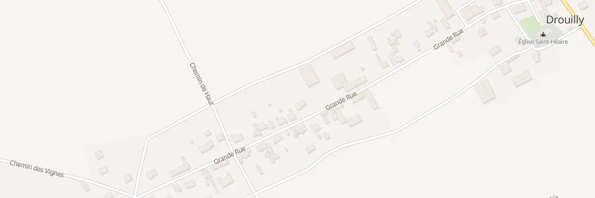 Plan du 42 Gr Grande Rue à Drouilly