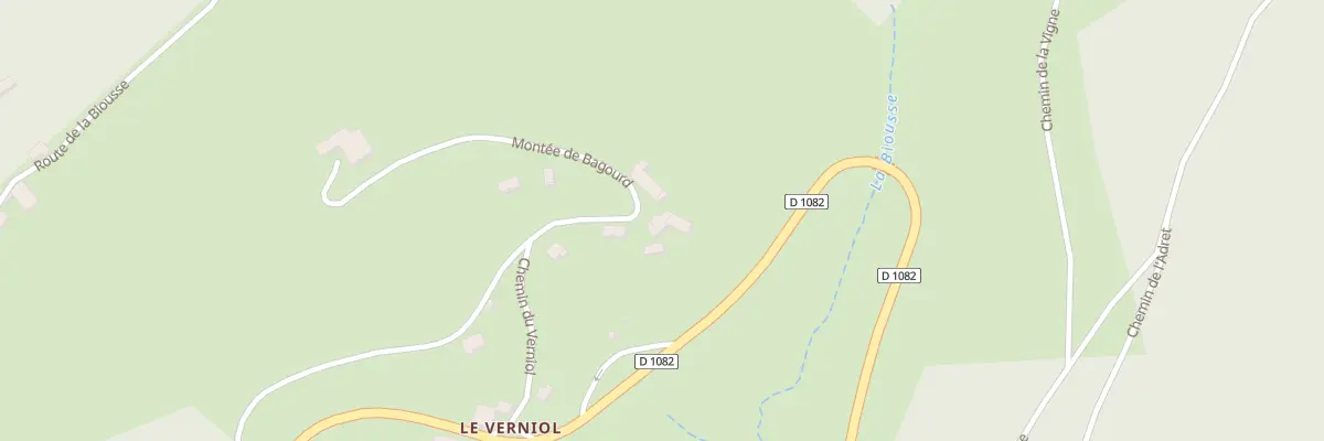 Plan du 430 Rte de Digonnel à La Versanne