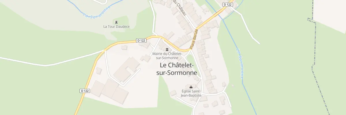 Plan du 1 Rue de la Tour au Châtelet-sur-Sormonne