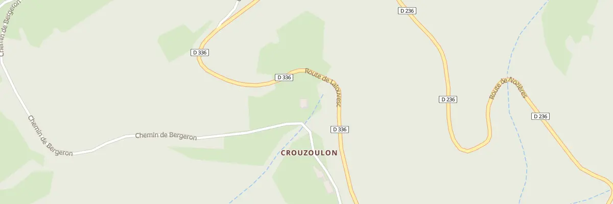 Plan du 320 Che de Bergeron à Lafarre
