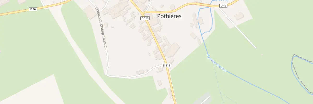 Plan du 3 Rue de la Porte de Chatillon à Pothières