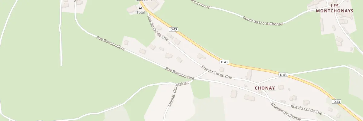 Plan du 138 Rue du Col de Crie à Deux-Grosnes
