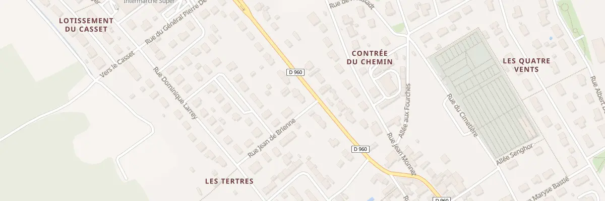 Plan du 14 Rue d’Arcis à Brienne-le-Château