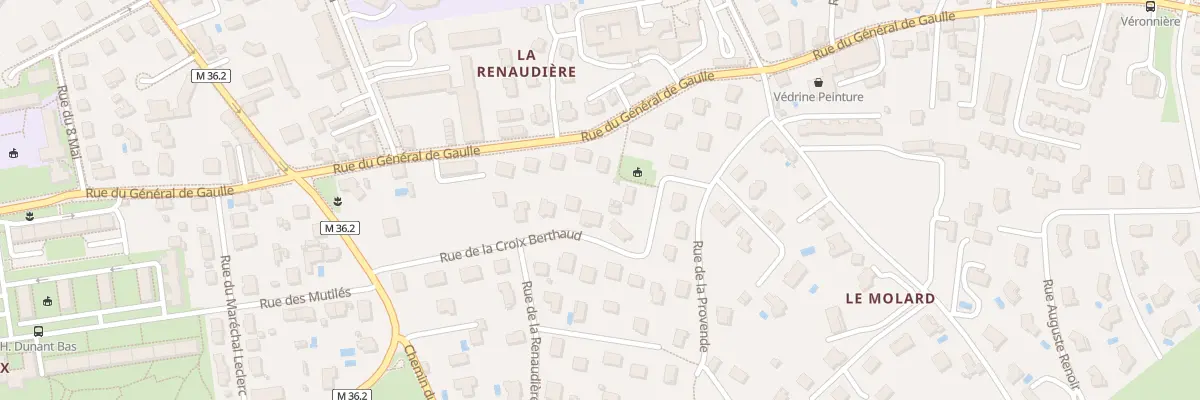 Plan du 13 Rue de la croix berthaud à Saint-Chamond
