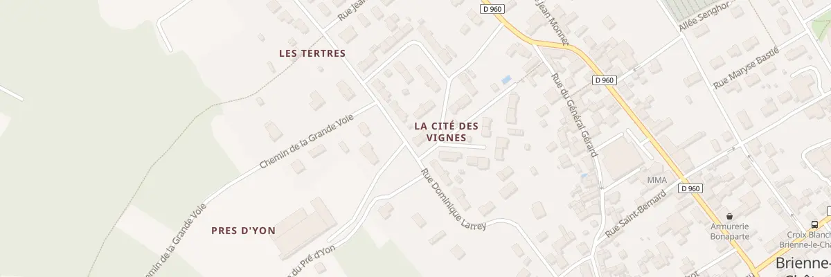 Plan du 7 Rue Robert Signol à Brienne-le-Château