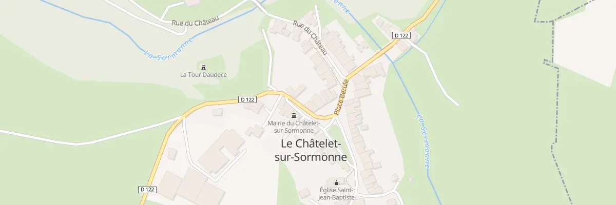 Plan du 22 Pl de la Mairie au Châtelet-sur-Sormonne