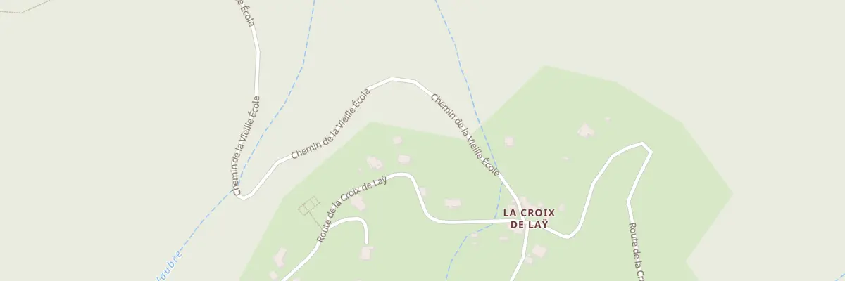 Plan du 2690 Rte de la Croix de Laÿ à Pourchères