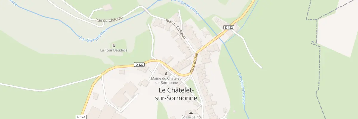 Plan du 5106 Pl de la Mairie au Châtelet-sur-Sormonne