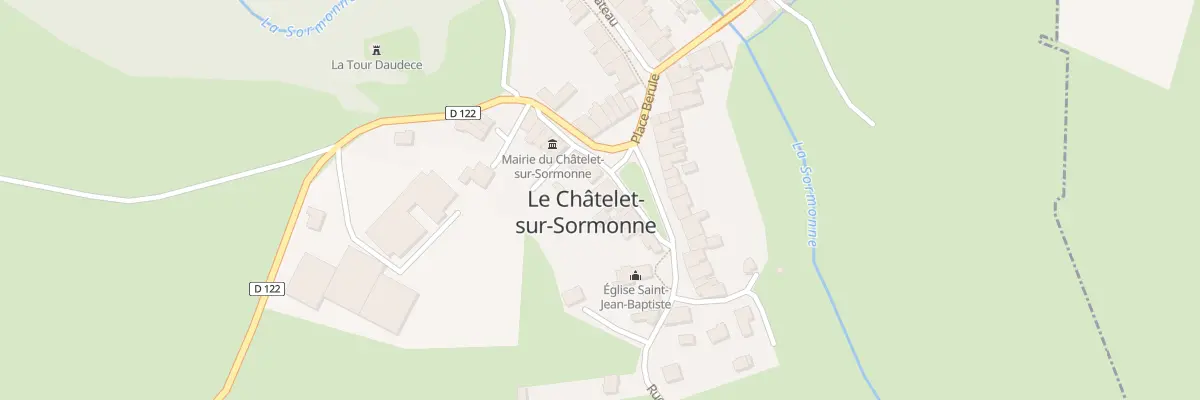 Plan du 11 Pl de la Mairie au Châtelet-sur-Sormonne