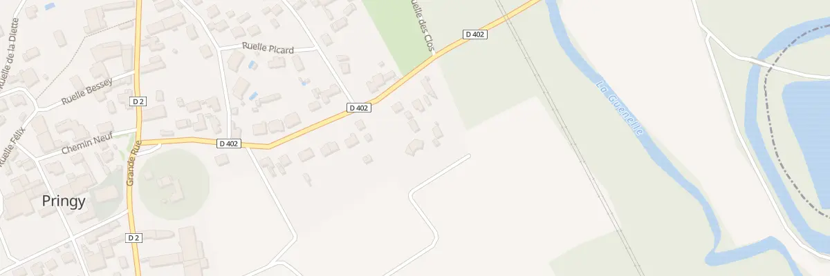 Plan du 11B Rte de Soulanges à Pringy