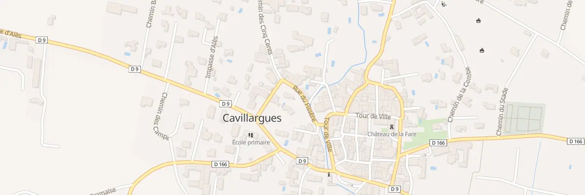 Plan du 5121A Che des Cinq Cents à Cavillargues