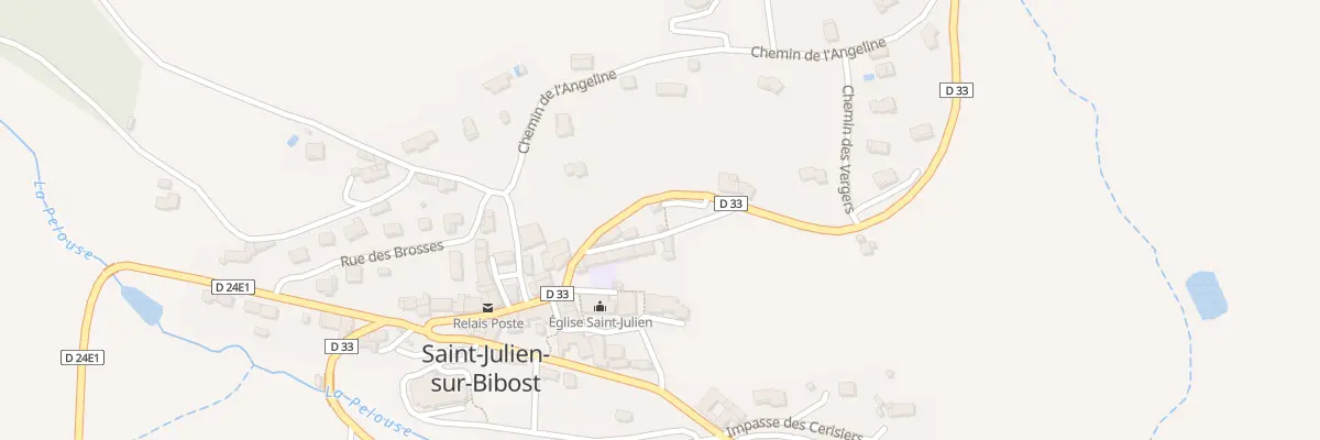Plan du 60 Rte de Saint Romain à Saint-Julien-sur-Bibost