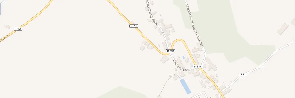 Plan du 6 Rue du Chateau à Bussy-le-Grand