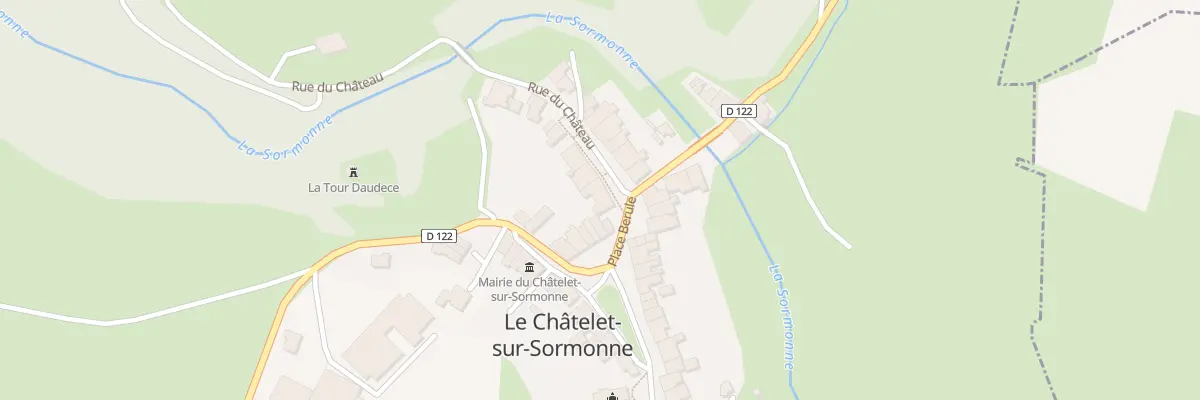 Plan du 1 Rue du Chateau au Châtelet-sur-Sormonne