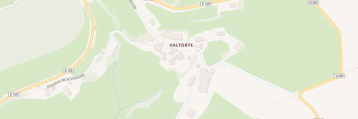 Plan du 324 Rte de Valtorte à Claveisolles
