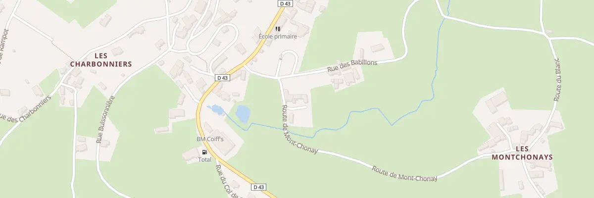 Plan du 43 Mont Chonay à Deux-Grosnes