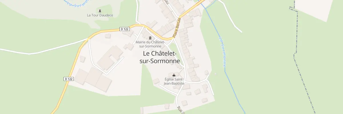 Plan du 7 Pl de la Mairie au Châtelet-sur-Sormonne