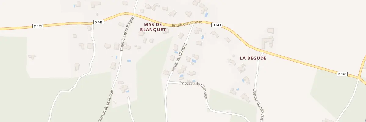 Plan du 5205 Chemin de la Roque à Saint-André-d’Olérargues