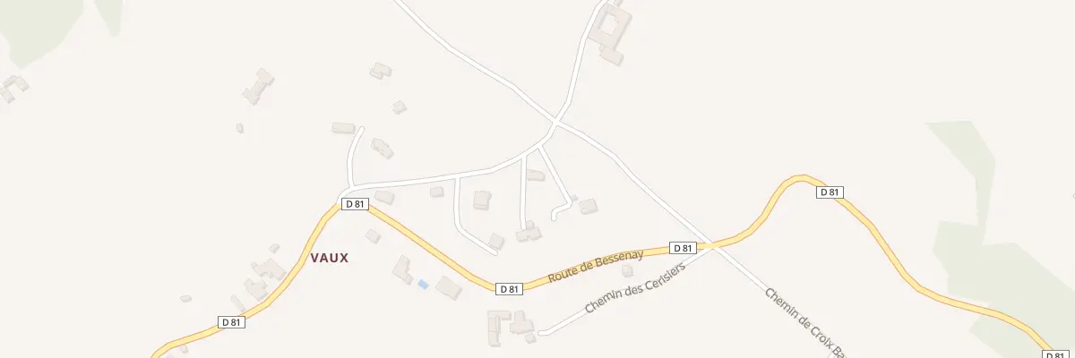 Plan du 5387 Vaux à Brullioles