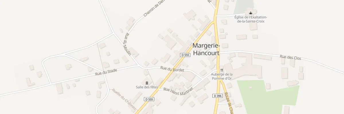 Plan du 12 Rue Julien Rousselet à Margerie-Hancourt