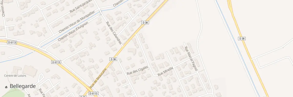 Plan du 5 Rue Mireille à Bellegarde