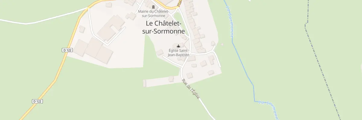 Plan du 4 Rue de l’Eglise au Châtelet-sur-Sormonne