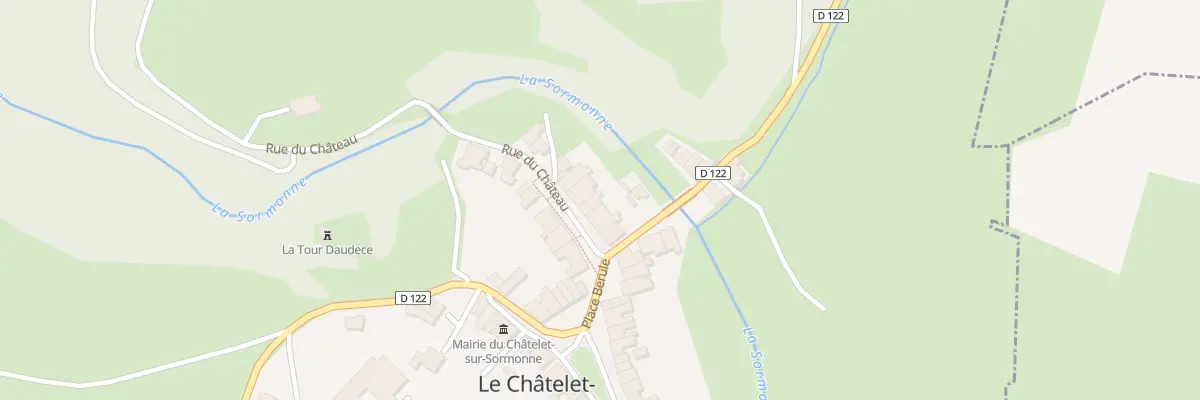 Plan du 8 Rue du Chateau au Châtelet-sur-Sormonne