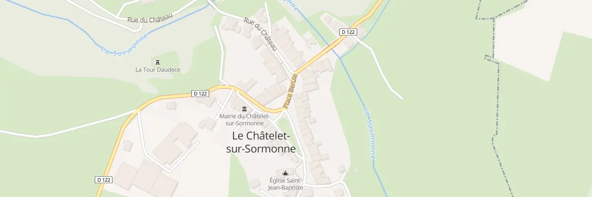Plan du 12 Pl de la Mairie au Châtelet-sur-Sormonne