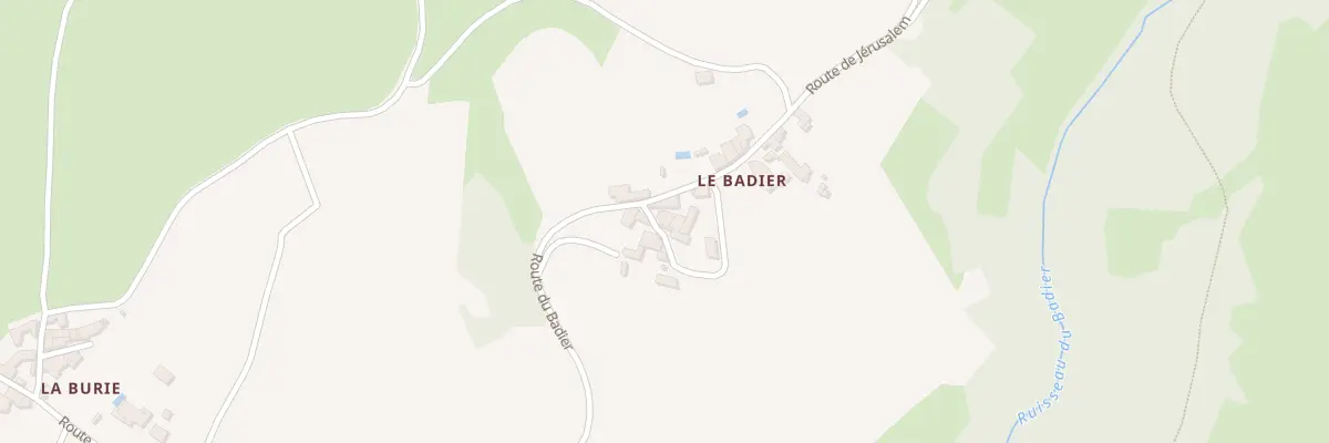 Plan du 5057 Le Badier à Létra