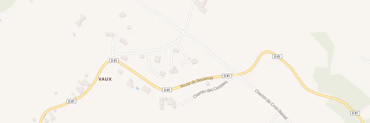 Plan du 5388 Vaux à Brullioles