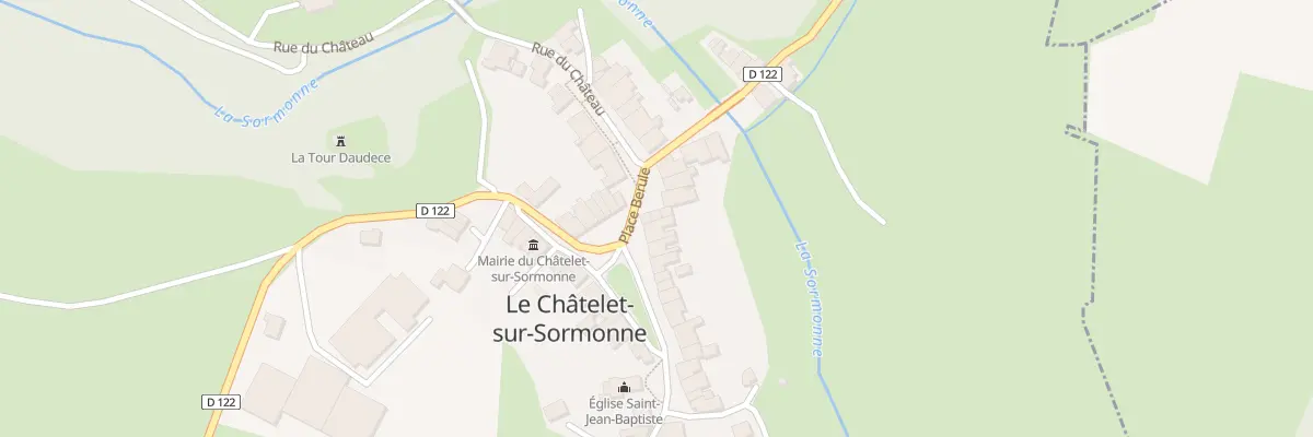Plan du 2 Pl Berule au Châtelet-sur-Sormonne