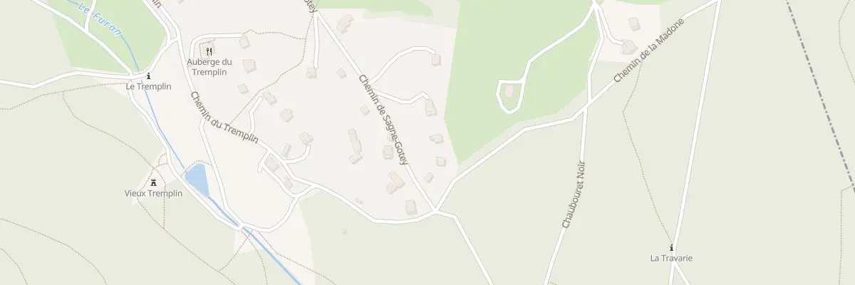 Plan du 555 Che de Sagne Gotey au Bessat