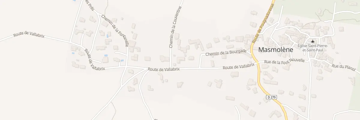Plan du 5246 Masmolene à La Capelle-et-Masmolène