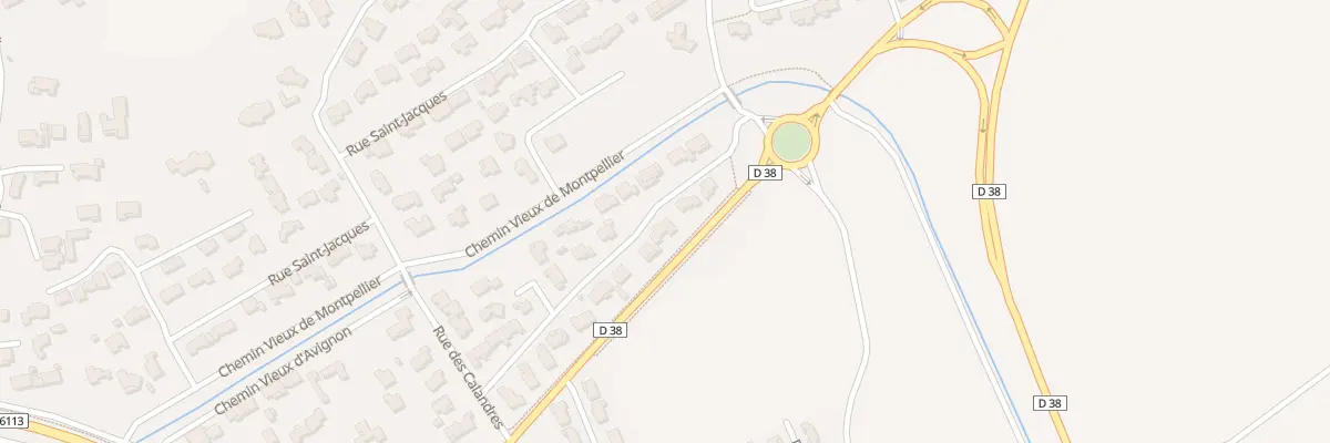 Plan du 180 Rue des Aigrettes à Bellegarde