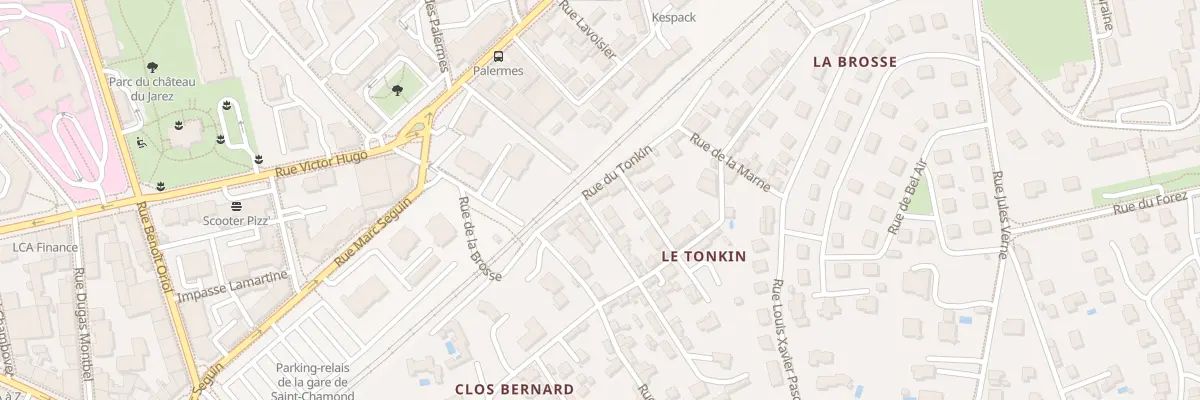 Plan du 2 Rue du docteur Thèvenon à Saint-Chamond