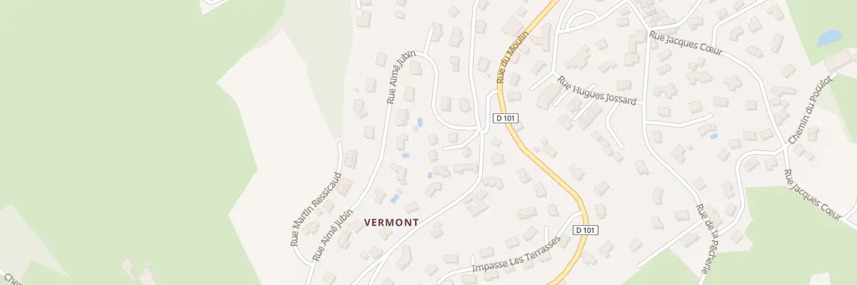 Plan du 40 Rue de Vermont à Brussieu