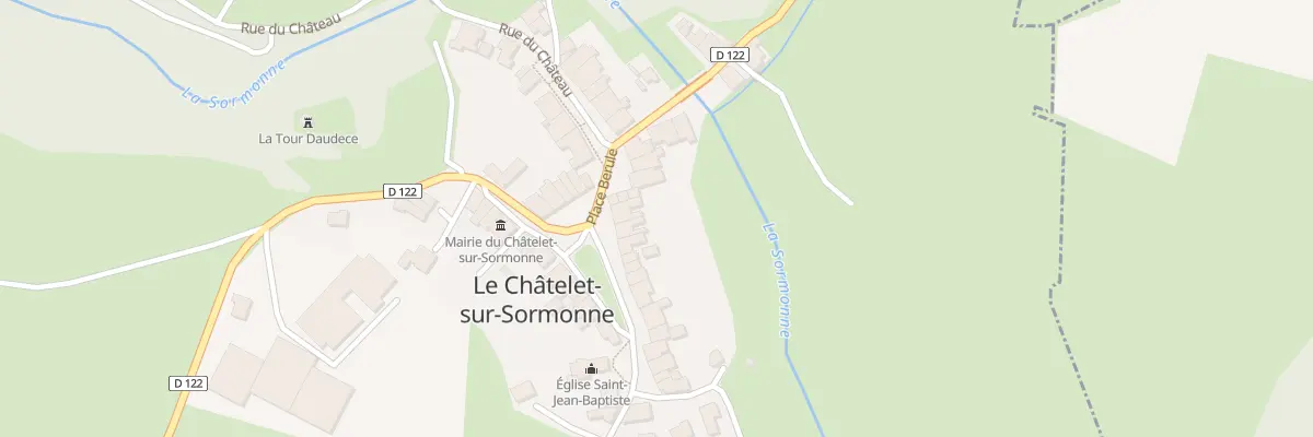 Plan du 8 Pl de la Mairie au Châtelet-sur-Sormonne