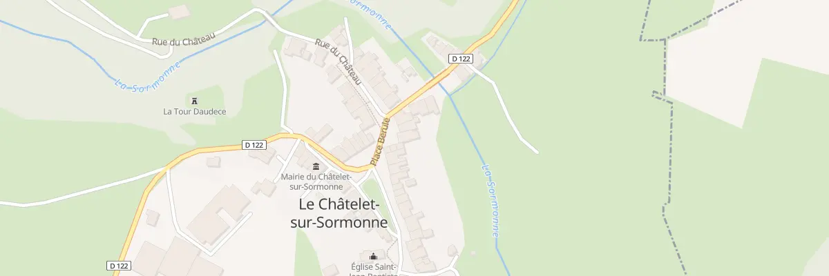 Plan du 6 Pl Berule au Châtelet-sur-Sormonne