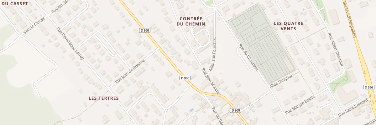 Plan du 2 Rue Jean Monnet à Brienne-le-Château