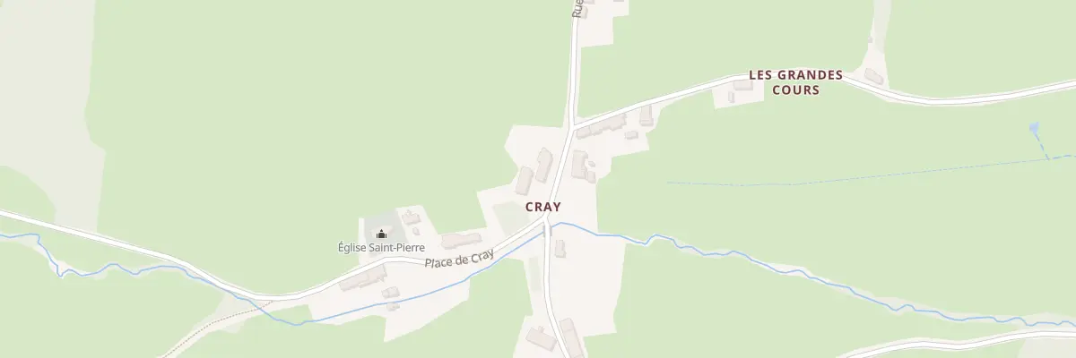 Plan du 5 Rue de Cray à Saint-Marcelin-de-Cray